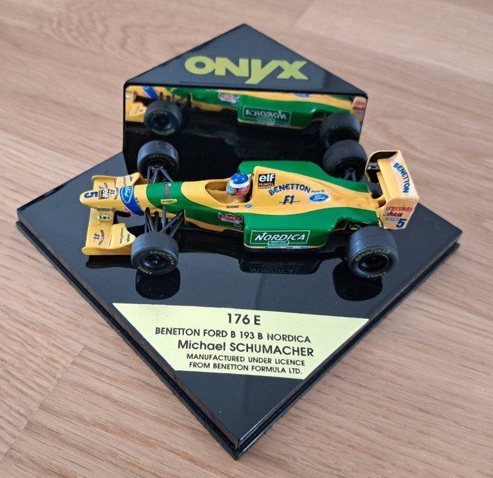 Onyx 1:43 - Modelauto - Formula 1 - Benetton Ford B 193 -, Hobby en Vrije tijd, Modelauto's | 1:5 tot 1:12