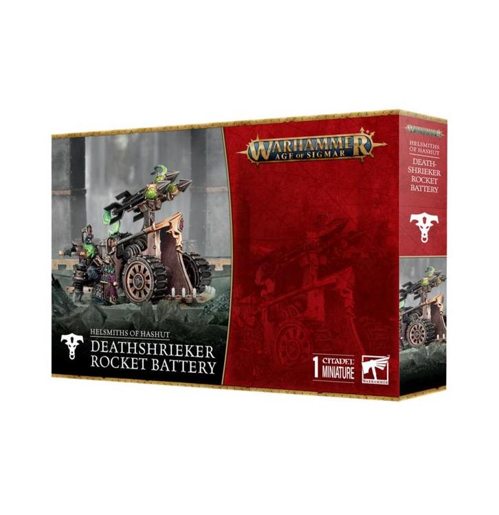 Helsmiths of Hashut Deathshrieker rocket battery (Warhammer, Hobby & Loisirs créatifs, Wargaming, Enlèvement ou Envoi