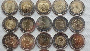 Europe. 2 Euro 2011/2025 (20 moedas) (Sans Prix de Réserve)