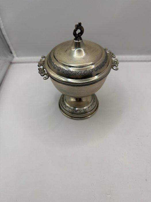 Suikerkom - .800 zilver - Suikerpot arg800 en cucc, Antiek en Kunst, Antiek | Zilver en Goud