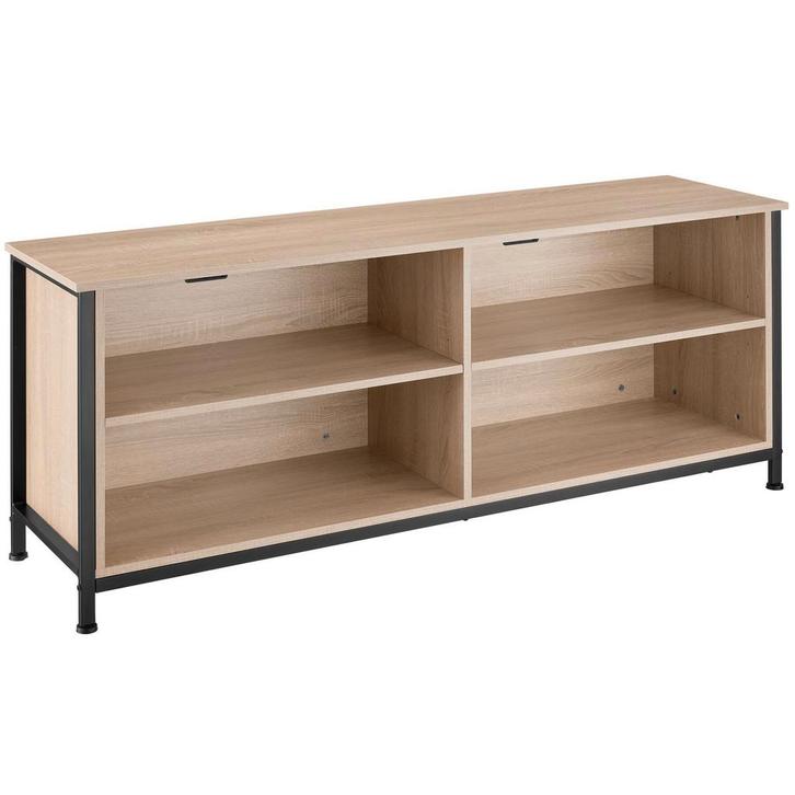 tectake Dressoir Navan 147x41x60,5cm - Industrieel licht hou, Huis en Inrichting, Kasten |Televisiemeubels, Verzenden