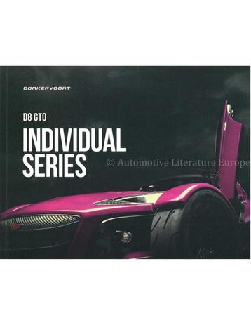 2021 DONKERVOORT D8 GTO INDIVIDUAL SERIES BROCHURE ENGELS, Ophalen of Verzenden