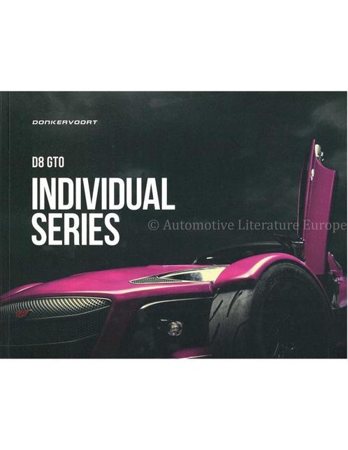 2021 DONKERVOORT D8 GTO INDIVIDUAL SERIES BROCHURE ENGELS, Boeken, Auto's | Folders en Tijdschriften, Ophalen of Verzenden