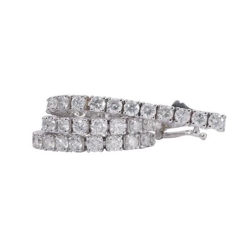 Zonder Minimumprijs - Armband - 14 karaat Witgoud - 5.65ct., Handtassen en Accessoires, Armbanden