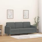 vidaXL Driezitsbank 180 cm stof donkergrijs, Huis en Inrichting, Zetels | Zetels, Verzenden, Nieuw