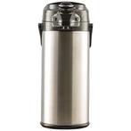 Thermoskan | RVS/Zwart | 2.2L | Dubbelwandig | Pomp Mastro, Verzenden, Nieuw in verpakking