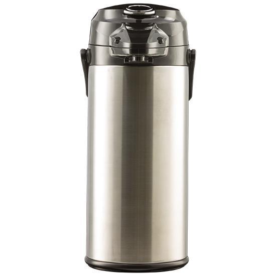 Thermoskan | RVS/Zwart | 2.2L | Dubbelwandig | Pomp Mastro, Zakelijke goederen, Horeca | Keukenapparatuur, Nieuw in verpakking