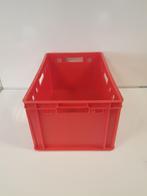 60x40x30 stapelbare E3 vleeskrat open handgrepen rood, Bricolage & Construction, Bricolage & Rénovation Autre, Ophalen of Verzenden