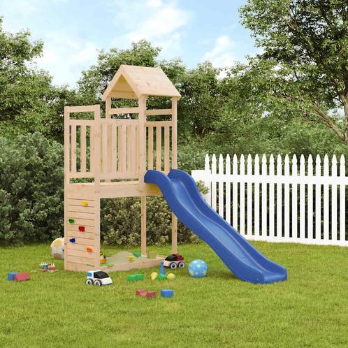 vidaXL Speelhuis massief grenenhout, Kinderen en Baby's, Speelgoed | Buiten | Speeltoestellen, Nieuw, Verzenden