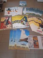 Collectie van 70 originele vintage posters van de, Collections, Aviation