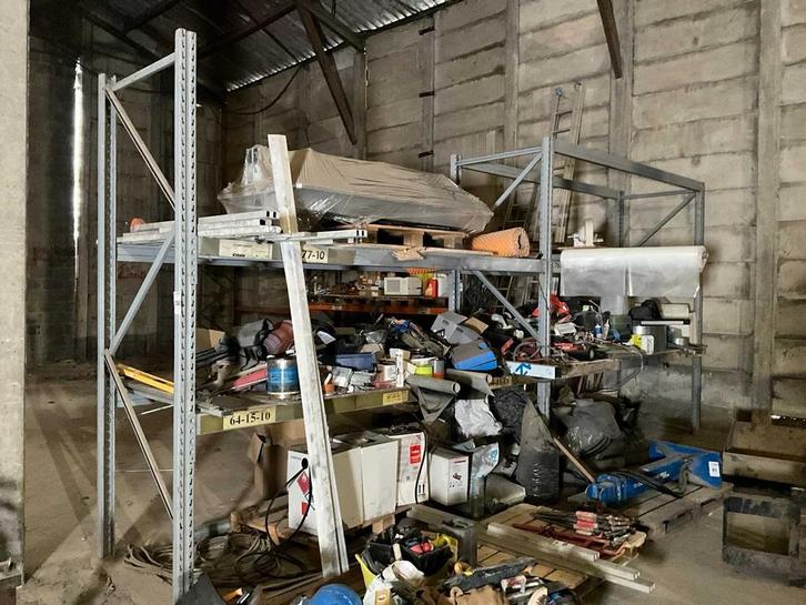 Online veiling - Palletstelling met inhoud, Articles professionnels, Aménagement de Bureau & Magasin | Entrepôt, Rayonnage & Stockage