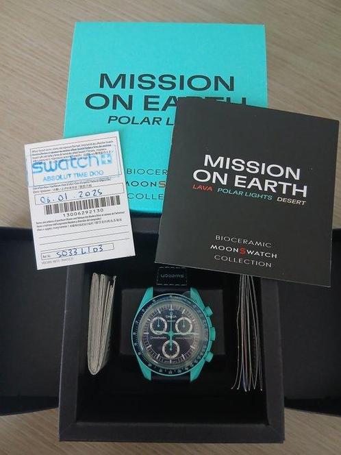 Omega x Swatch - Zonder Minimumprijs - S033l103 - Unisex -, Handtassen en Accessoires, Horloges | Heren