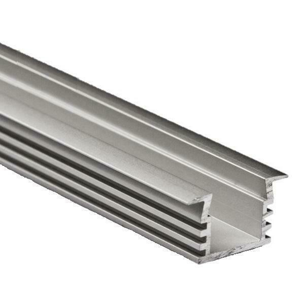 LED profiel 1 meter - 12mm inbouw - u-profiel, Doe-het-zelf en Bouw, Metalen, Verzenden