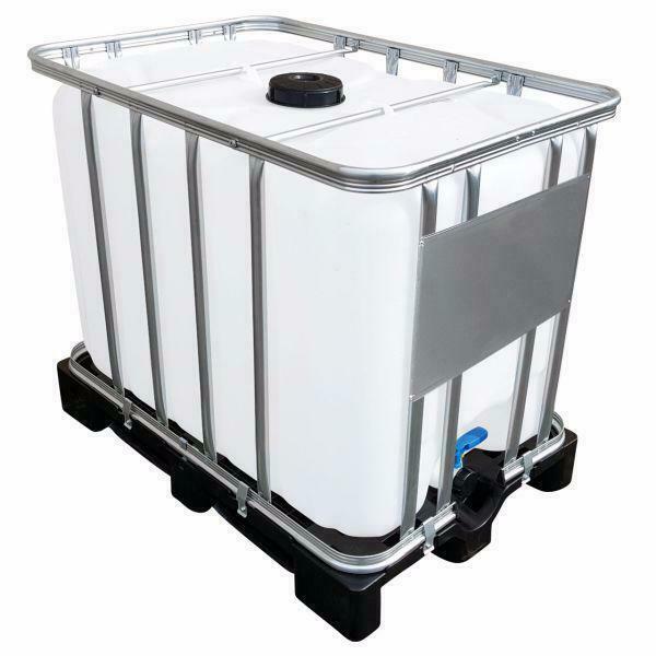 Nieuwe IBC | 600L | Kunststof pallet | UN | FDA | S60x6, Tuin en Terras, Regentonnen, Nieuw, Met kraantje, 150 liter of meer, Kunststof