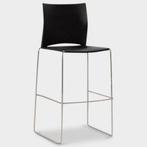 Frontseat Barkruk, zwart, trapezium onderstel, Ophalen of Verzenden, Gebruikt