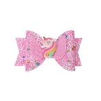 Prinsessenjurk - Unicorn strik - glitter pink - Kleedje, Verzenden, Nieuw
