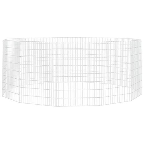 Konijnenren 12 Panelen - Gegalvaniseerd! OP = OP, Dieren en Toebehoren, Knaagdieren en Konijnen | Hokken en Kooien, 60 tot 90 cm