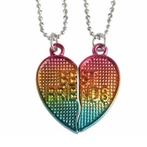 Fako Bijoux® - Vriendschapsketting - BFF Ketting - Hart, Verzenden, Nieuw