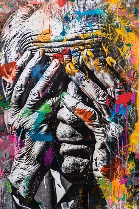 Dine Chanima (XX-XXI) - (XXL) Giant Picasso Underneath The, Antiek en Kunst, Kunst | Designobjecten