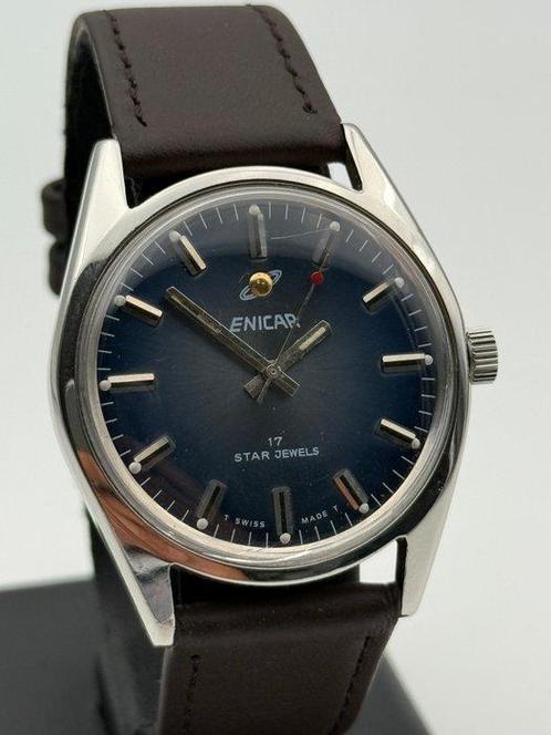Enicar - ocean pearl blue - Zonder Minimumprijs - Unisex -, Handtassen en Accessoires, Horloges | Heren