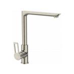 Wastafelkraan Sanimar Braga Geborsteld Inox, Ophalen of Verzenden, Nieuw, Kraan