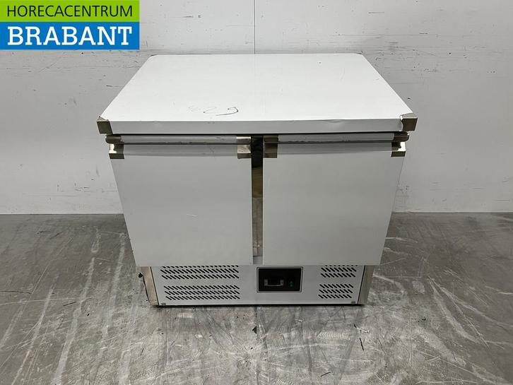 Acier inoxydable Saro Comptoir réfrigéré 2 portes 90 cm 230V, Articles professionnels, Horeca | Équipement de cuisine, Envoi