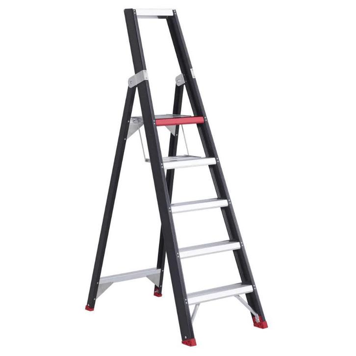 Altrex enkele trapladder Taurus 5 treden, Doe-het-zelf en Bouw, Ladders en Trappen, Trap, Nieuw, Minder dan 2 meter, Ophalen of Verzenden