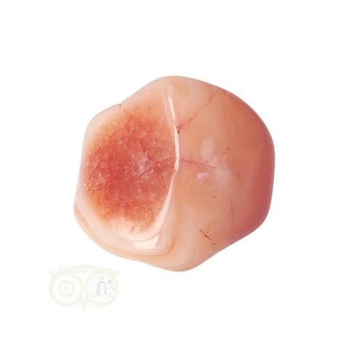 Carneool Botswana Agaat knuffelsteen Nr 22 - 25 gram, Handtassen en Accessoires, Edelstenen, Nieuw, Verzenden