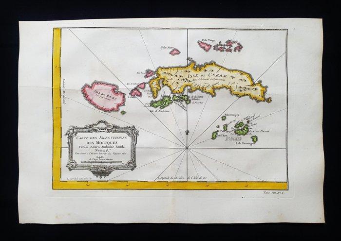 Azië - Indonesië, Oost-Indië, Molukken, Ceram, Bouro-eiland;, Boeken, Atlassen en Landkaarten
