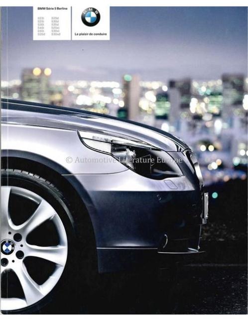 2006 BMW 5 SERIE SEDAN BROCHURE FRANS, Boeken, Auto's | Folders en Tijdschriften