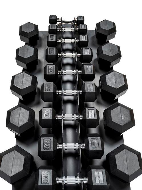 Hexagon halter toren 1-25KG // 16 paar // hexa dumbbells, Sport en Fitness, Fitnessapparatuur, Nieuw, Armen, Benen, Borst, Buik