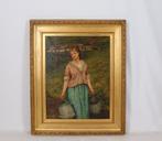 J. Graham (XIX-XX) - Jongedame met emmers, Antiek en Kunst