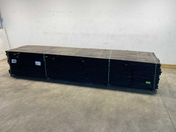 Veiling - 44x Vuren plank geschaafd zwart geïmpregneerd 400, Tuin en Terras, Palen, Balken en Planken, Nieuw