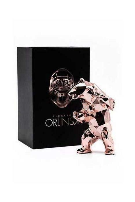 Richard Orlinski (1966) - Bear Spirit (Gold Pink Edition), Antiek en Kunst, Kunst | Designobjecten