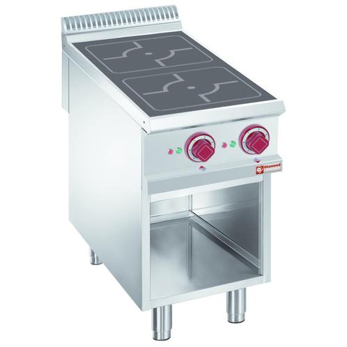 Fornuis | Elektrisch | 2 Inductie Kookplaten | Open Kast |, Zakelijke goederen, Horeca | Keukenapparatuur, Nieuw in verpakking