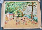 Serge Belloni (1925-2005) - Guinguette Canet des bords de