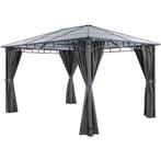 tectake Tuinpaviljoen Caracas, weerbestendig, polycarbonaat-, Tuin en Terras, Partytenten, Verzenden, Nieuw