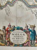Rusland - Wolga rivier; Adam Olearius/J. Janssonius van, Nieuw