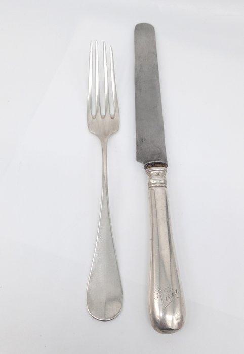 Bestekset (2) - Zilver, Antiquités & Art, Antiquités | Argent & Or