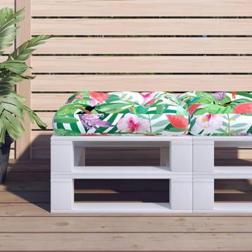 vidaXL Palletkussen 60x61,5x10 cm oxford stof meerkleurig, Huis en Inrichting, Verzenden, Nieuw