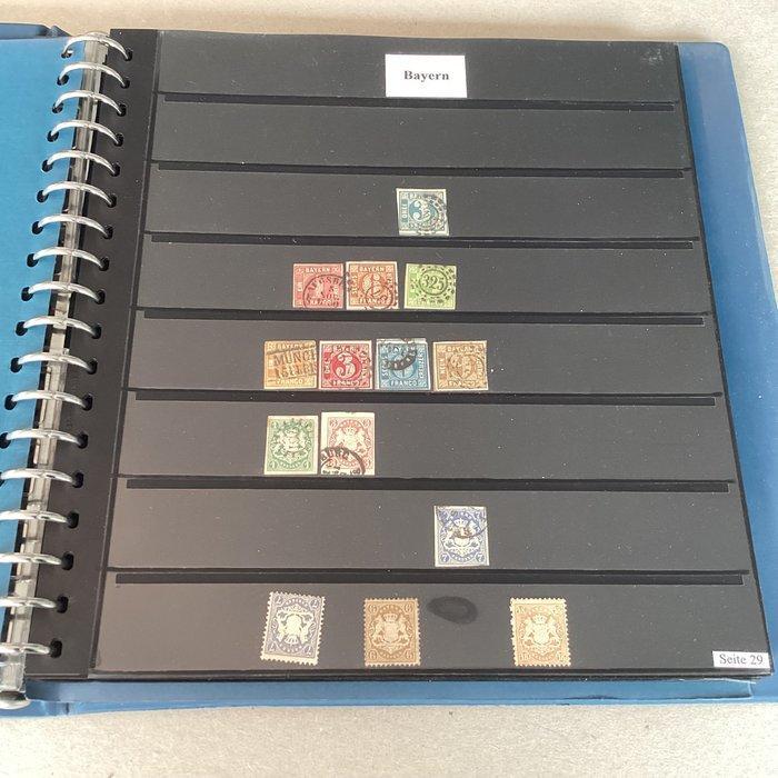 Duitsland 1855/1880 - Basisverzameling Duitse staten -, Timbres & Monnaies, Timbres | Europe | Allemagne