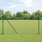 vidaXL Euro Omheining Groen 1.6x10 m Staal, Verzenden, Nieuw