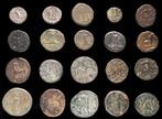Griekenland (oud) Monedas griegas de broce varios diametros., Postzegels en Munten