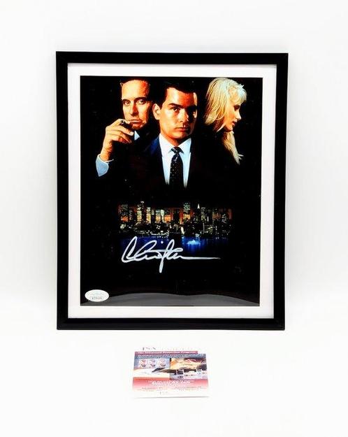 Wall Street - Charlie Sheen - Signed Photo - JSA Verified, Verzamelen, Film en Tv