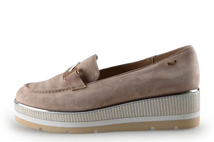 Nathan-baume instappers in maat 39 Beige | 15% korting, Kleding | Dames, Schoenen, Beige, Zo goed als nieuw, Instappers, Verzenden