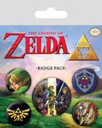 The Legend of Zelda Pin-Back Buttons 5-Pack Link, Verzamelen, Nieuw, Ophalen of Verzenden