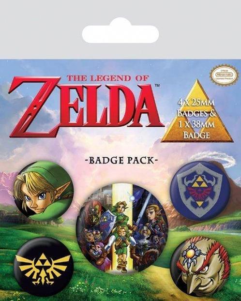 The Legend of Zelda Pin-Back Buttons 5-Pack Link, Verzamelen, Film en Tv, Ophalen of Verzenden