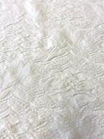 Alto pregio! Damastkatoen crèmekleurig stof, gemaakt in