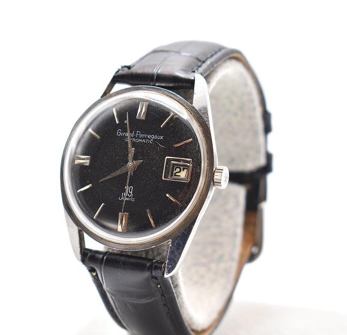 Girard-Perregaux - Gyromatic - 3219282 - black dial -, Handtassen en Accessoires, Horloges | Heren