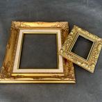 Fotolijst (2) - Hout, ambachtelijke bladgoudvergulding, Antiek en Kunst